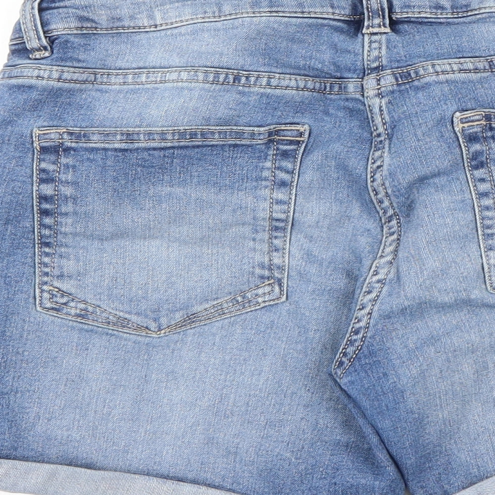 NEXT Womens Blue   Cut-Off Shorts Size 10