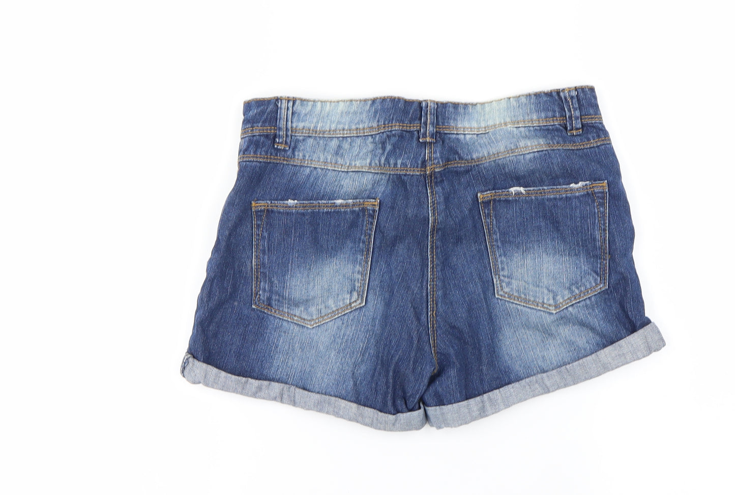 TU Girls Blue   Cut-Off Shorts Size 12 Years
