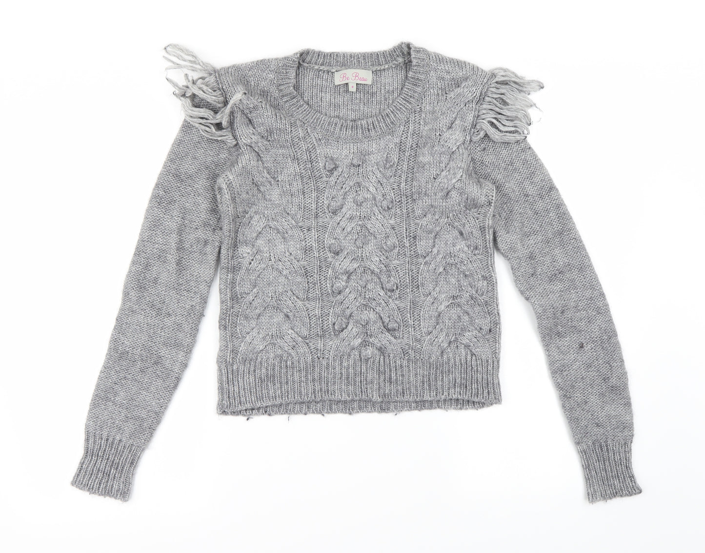 be beau Womens Grey   Pullover Jumper Size 8