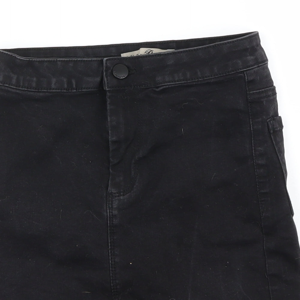 denim co Womens Black   A-Line Skirt Size 6