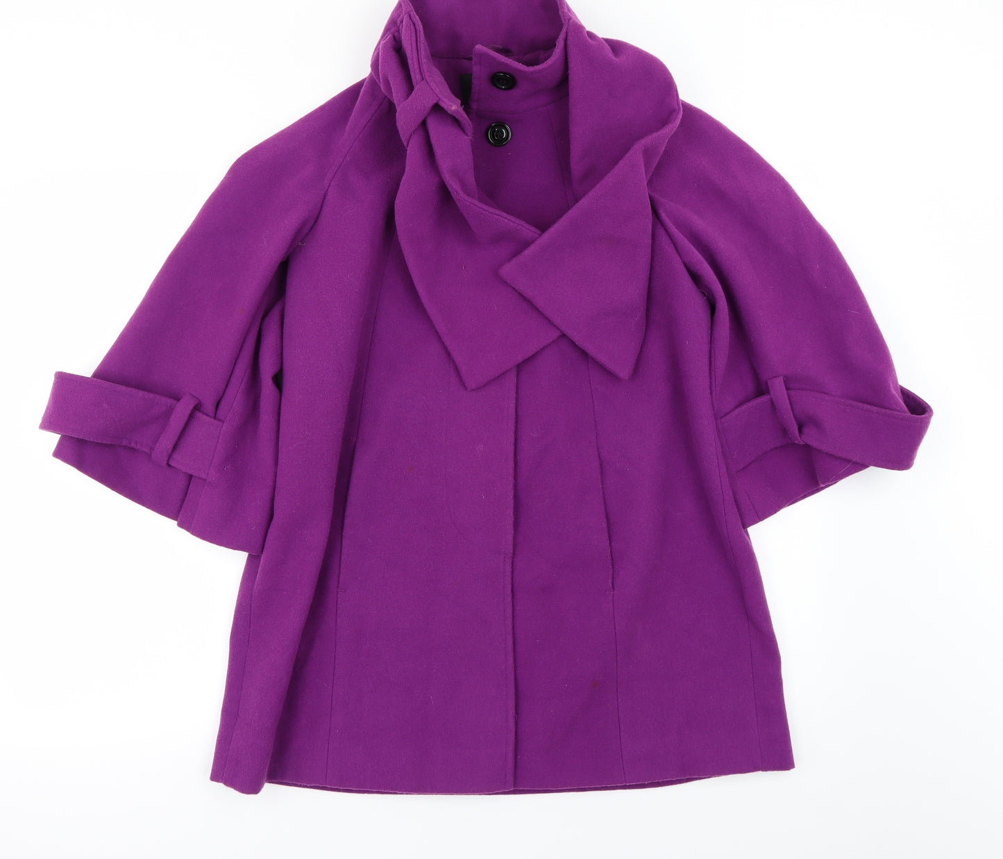 Papaya Womens Purple   Jacket Coat Size 8