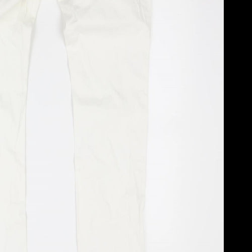 Promod Womens White  Denim Skinny Jeans Size 32 in L31 in