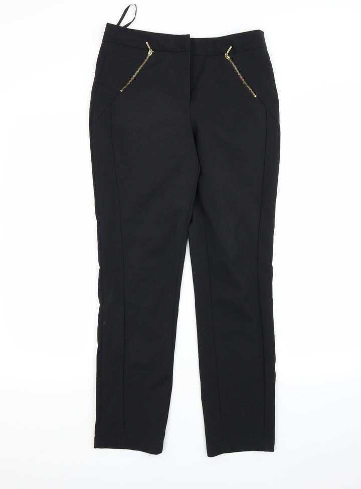 Atmosphere Womens Black Trousers Size 8 L27 in