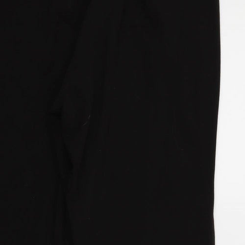 Preworn Womens Black   Trousers  Size 16 L26 in