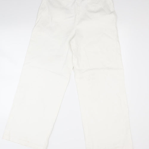 Bianca Womens White   Trousers  Size 14 L28 in