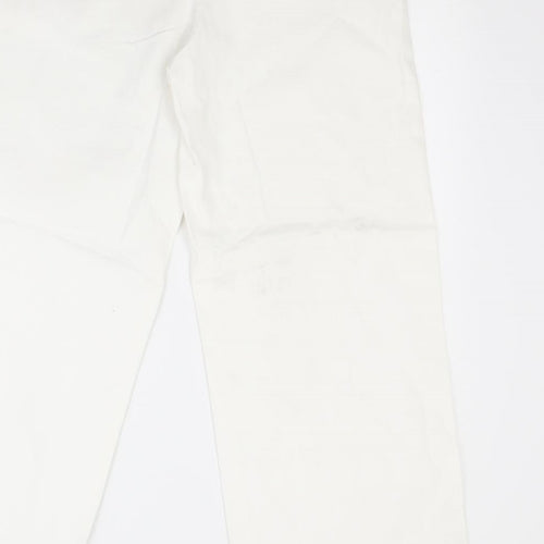 Bianca Womens White   Trousers  Size 14 L28 in