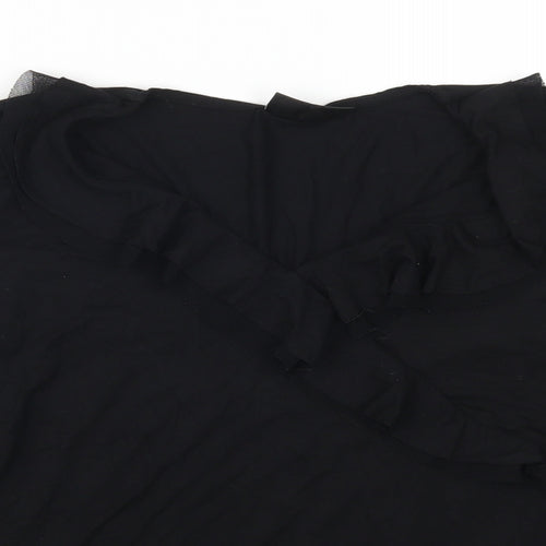 BHS Womens Black   Basic T-Shirt Size 16