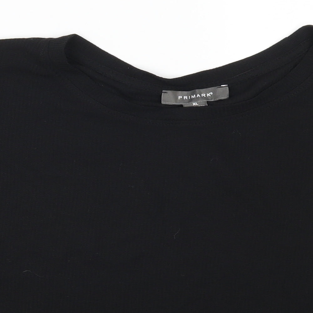 Primark Womens Black   Basic T-Shirt Size 18