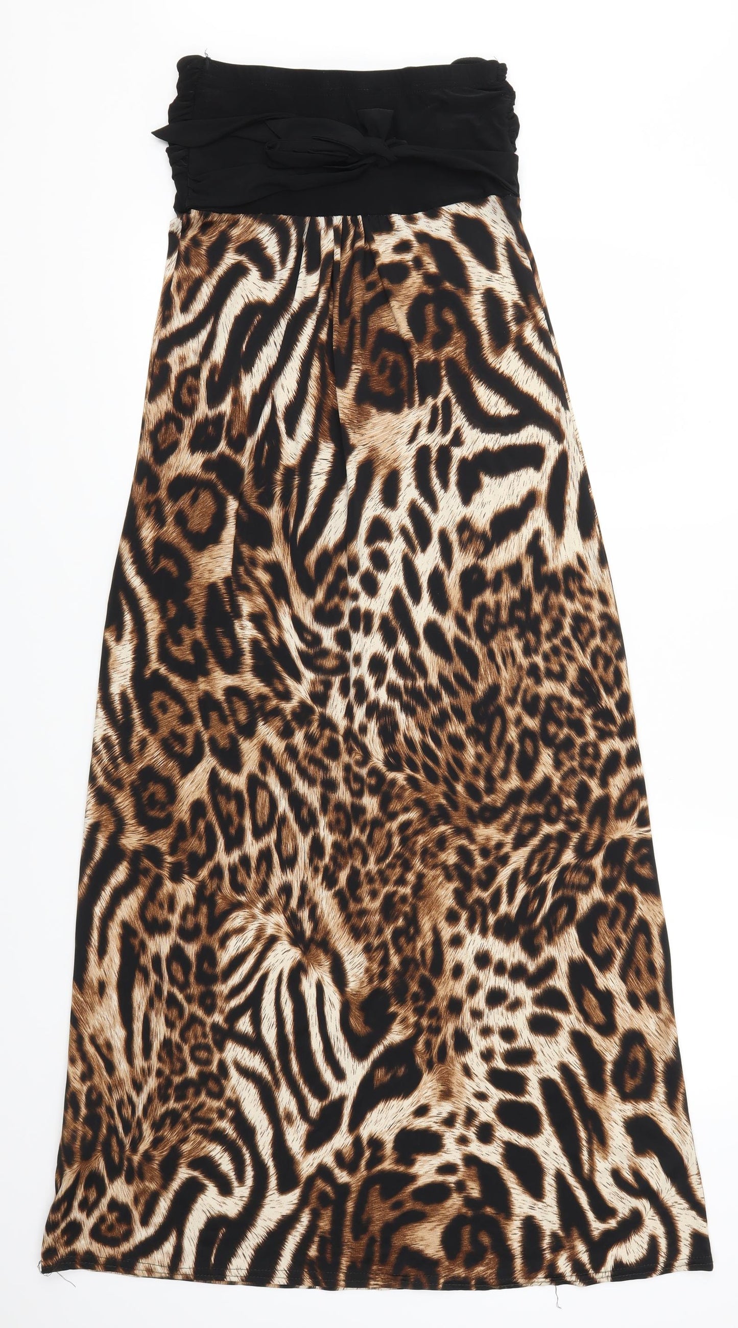 New Look Womens Brown Animal Print  Maxi  Size 8