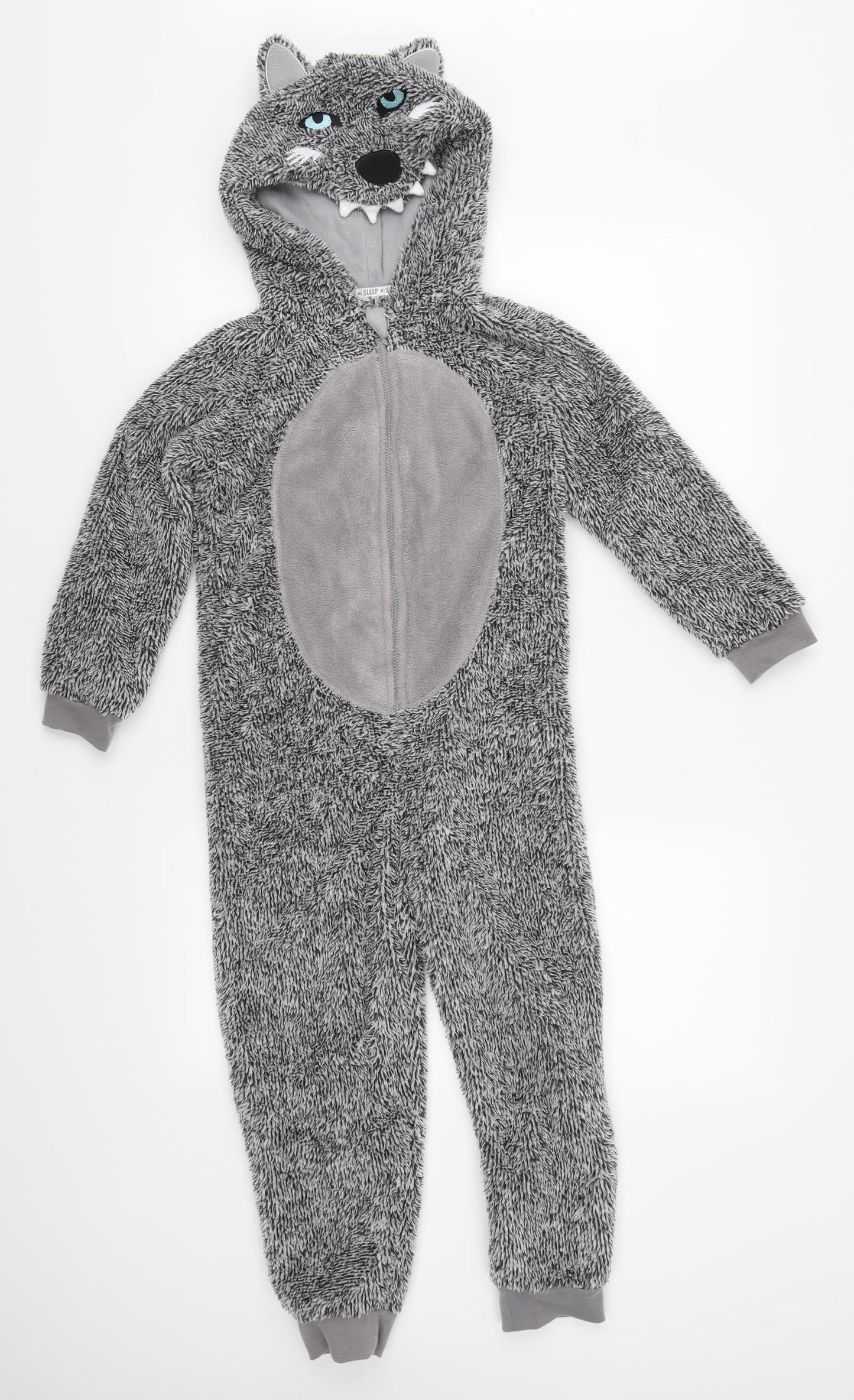 TU Boys Grey Solid   One Piece Size 6-7 Years  - Wolf