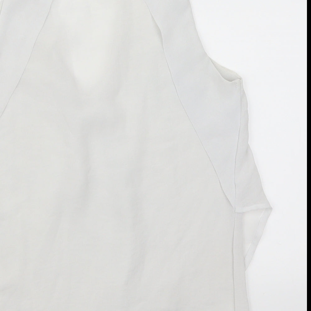 Zara Womens White   Basic Tank Size S