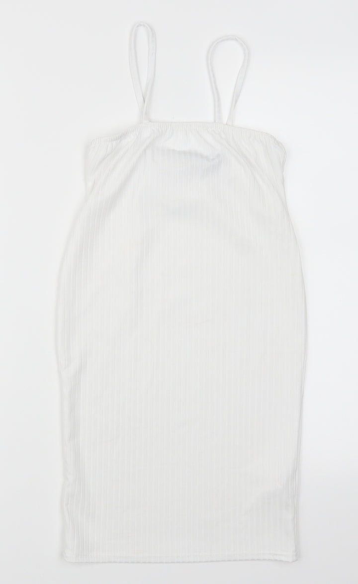 I SAW IT FIRST Womens White Basic Tank Size 10