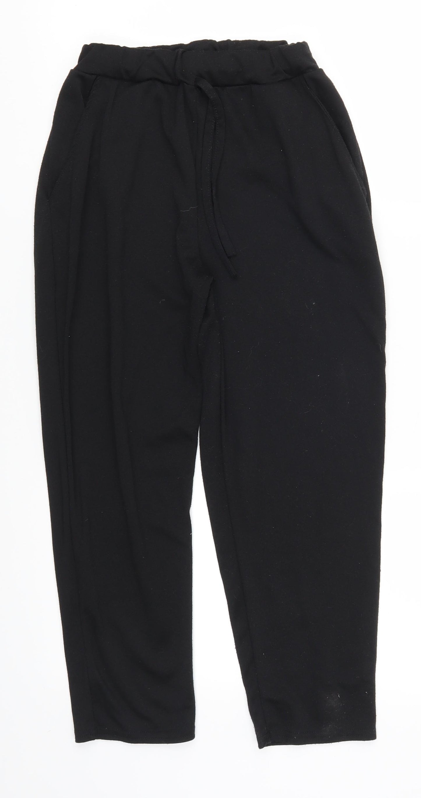 Preworn Womens Black   Sweatpants Trousers Size S L22 in