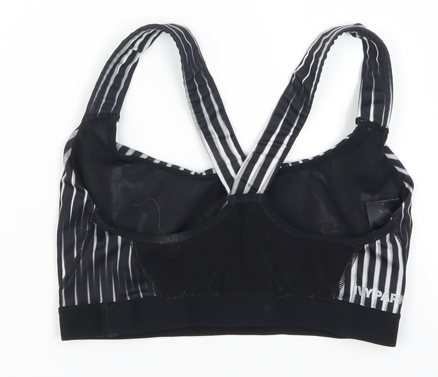 IVY PARK Womens Grey Striped  Cropped Tank Size M