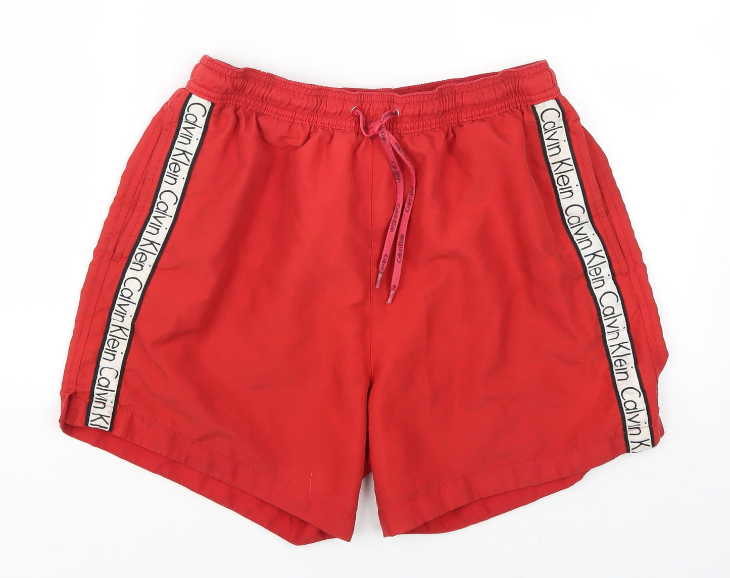 Calvin Klein Mens Red   Athletic Shorts Size M