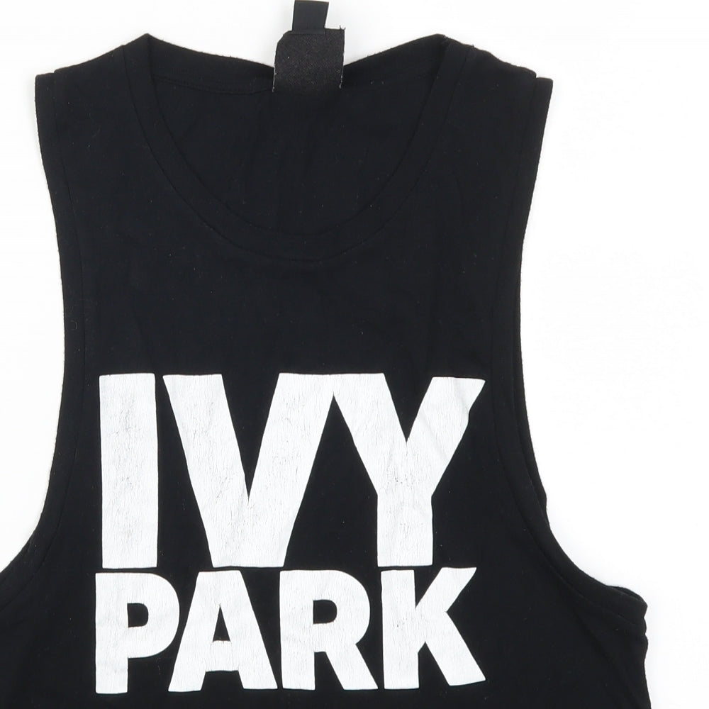 IVY PARK Womens Black   Basic Tank Size S
