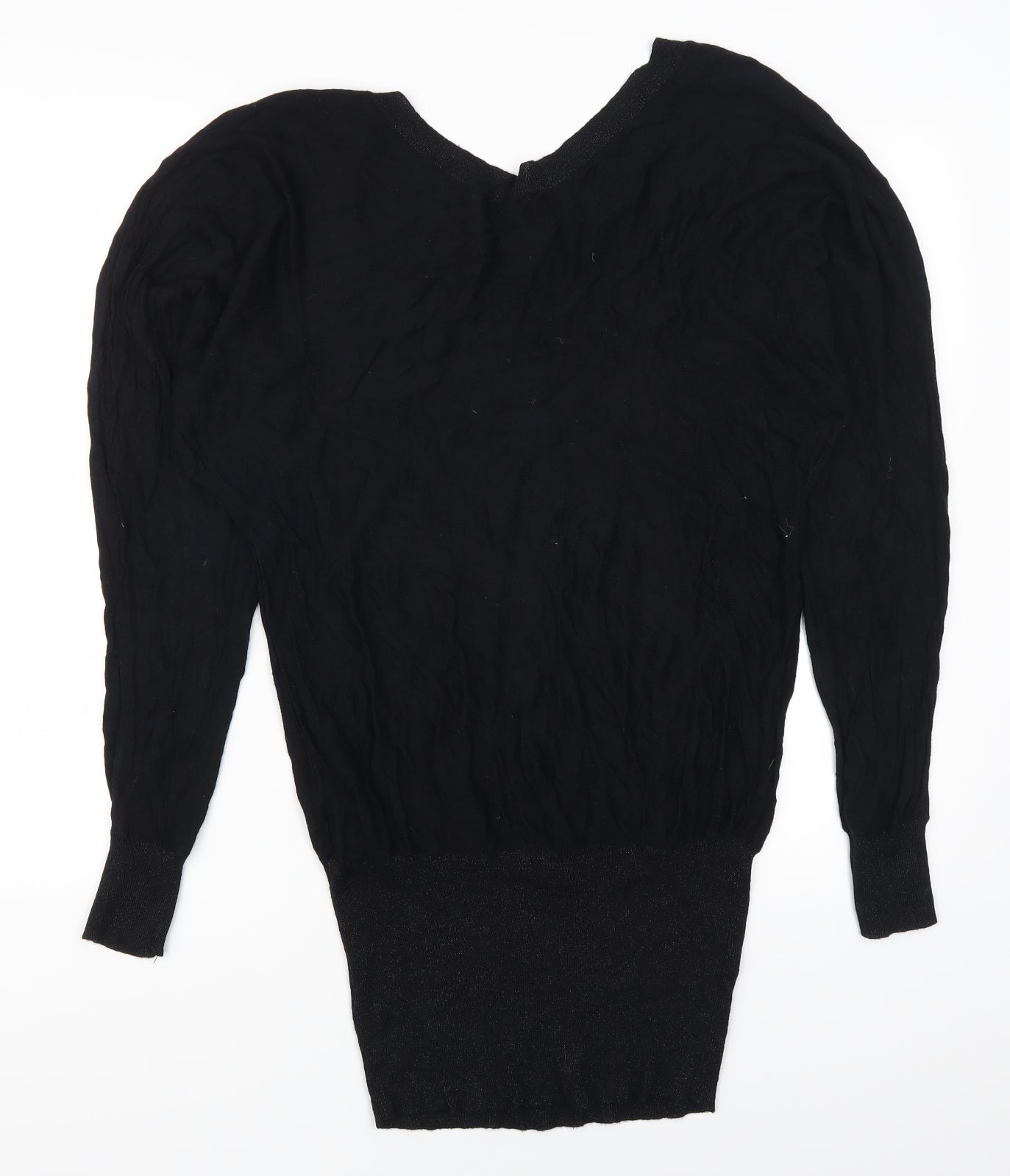Calita Paris Womens Black  Rayon Jumper Dress  Size M