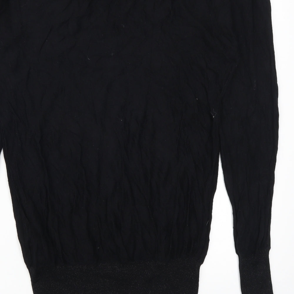Calita Paris Womens Black  Rayon Jumper Dress  Size M