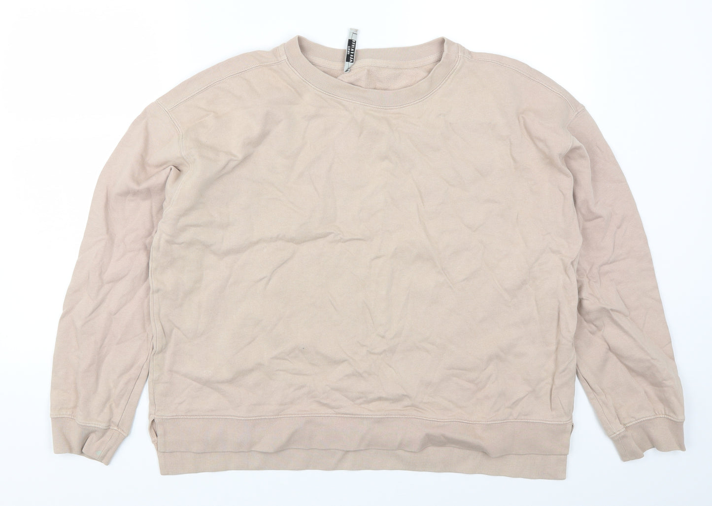 AllSaints Womens Beige   Pullover Sweatshirt Size S