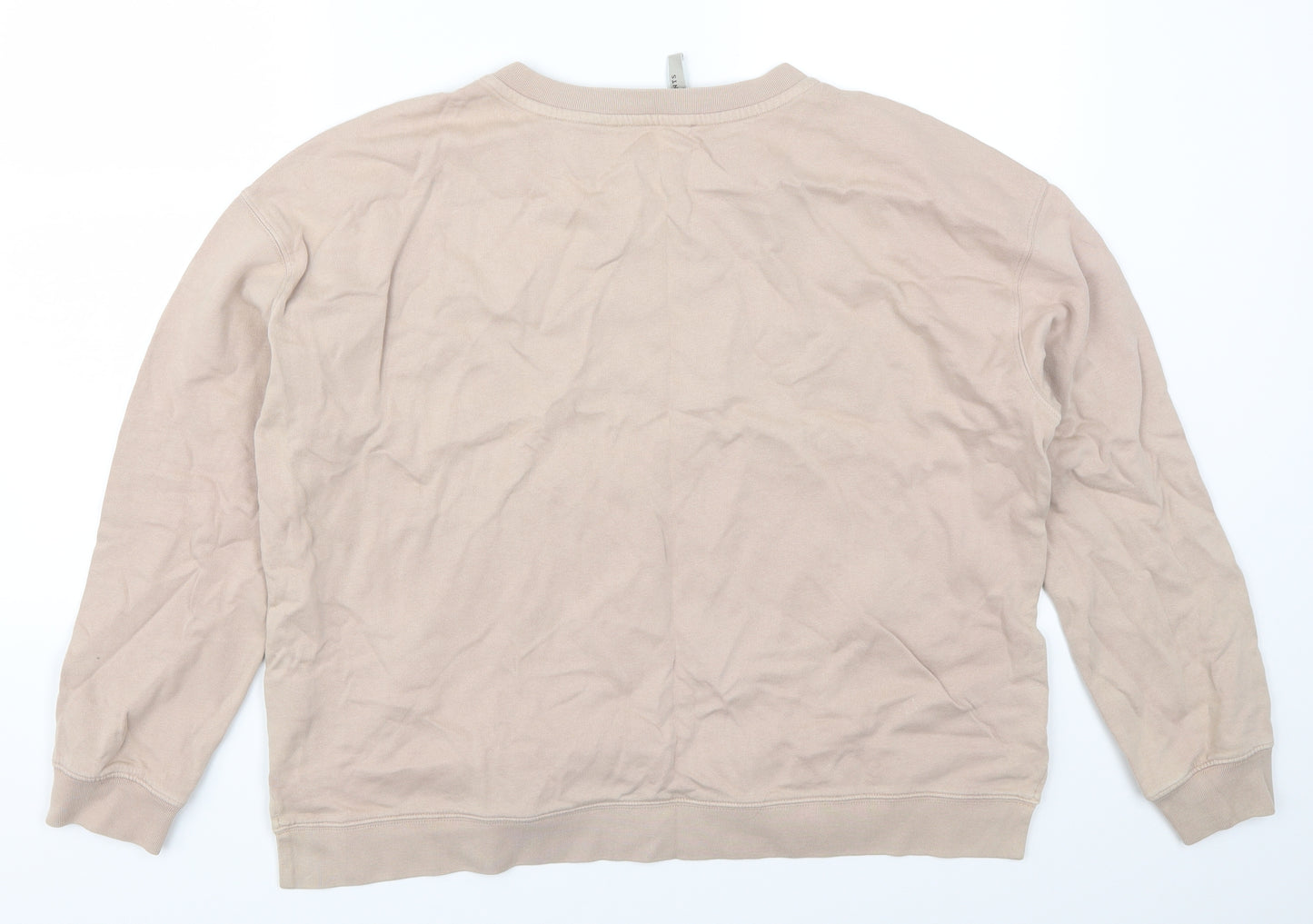 AllSaints Womens Beige   Pullover Sweatshirt Size S