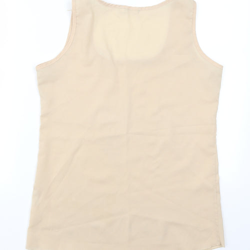 Liva Girl Womens Beige   Basic Tank Size 2XL