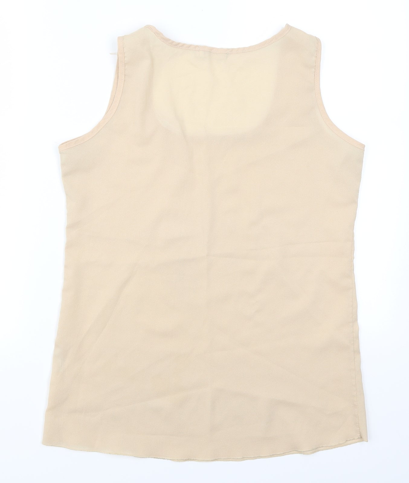Liva Girl Womens Beige   Basic Tank Size 2XL