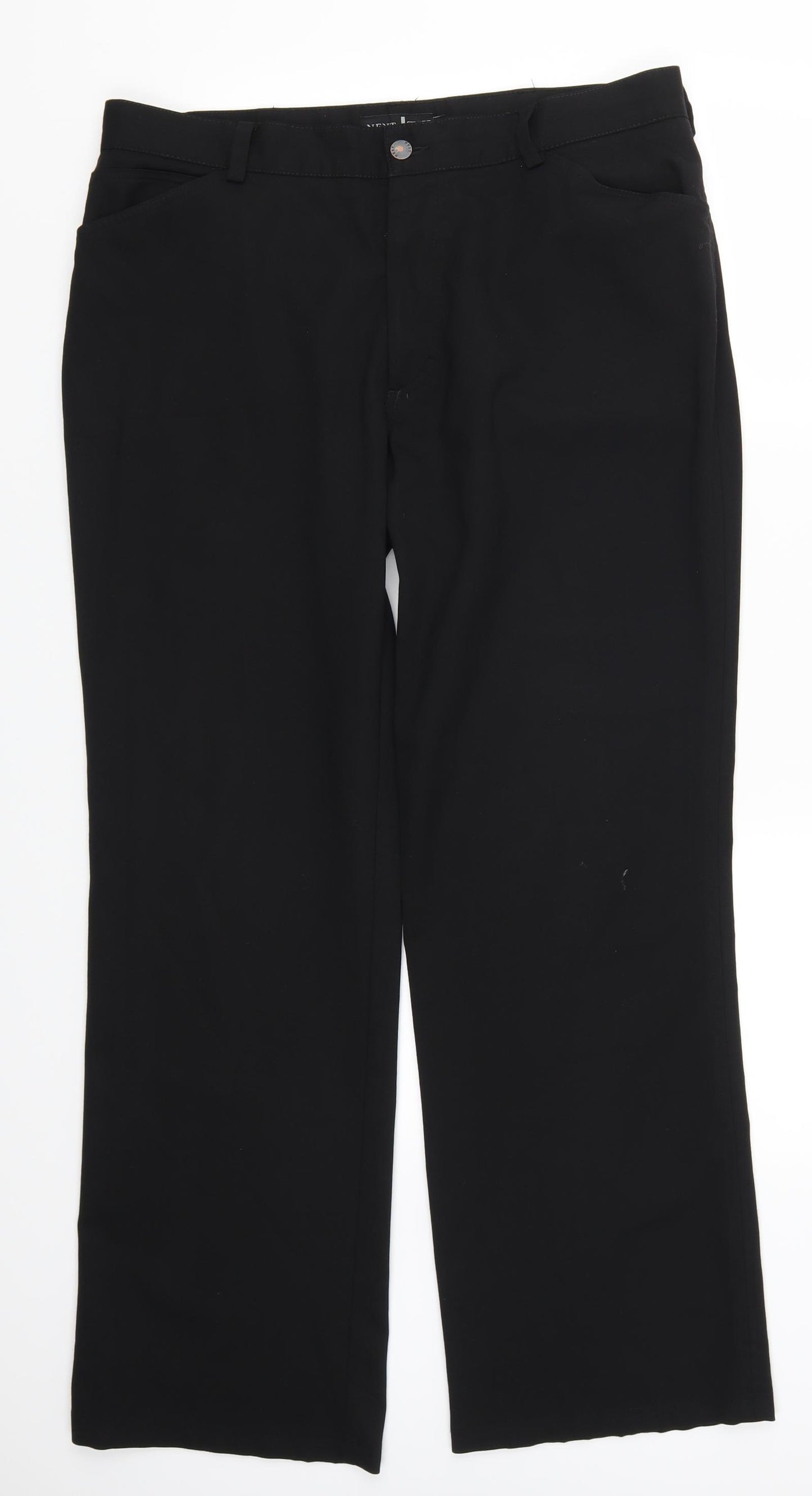 NEXT Mens Black   Trousers  Size 36 L31 in
