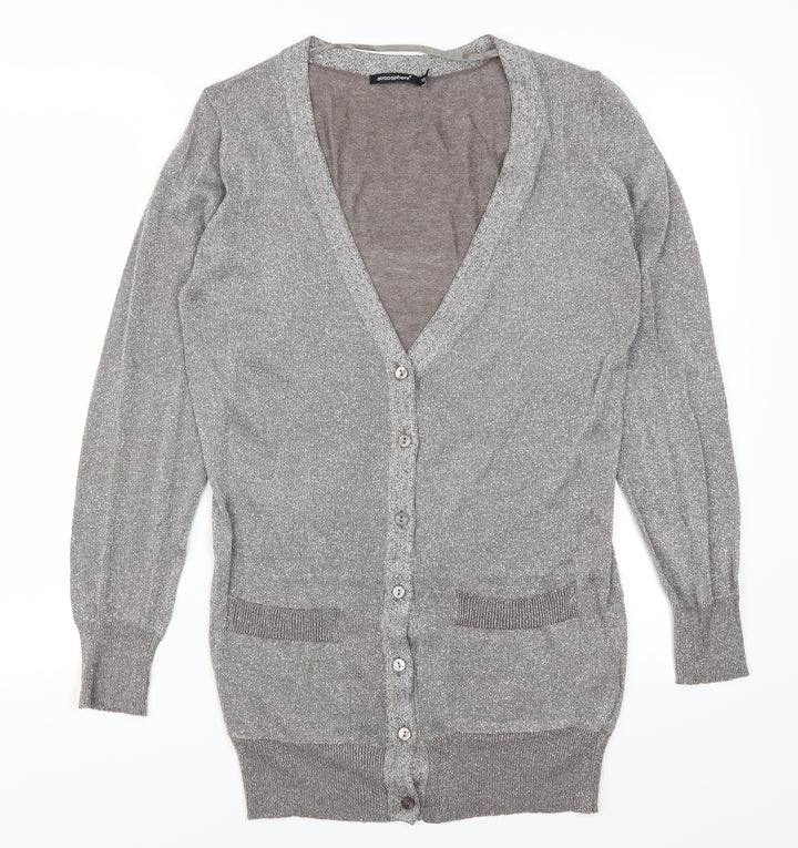 Atmosphere Womens Grey   Cardigan Jumper Size 10