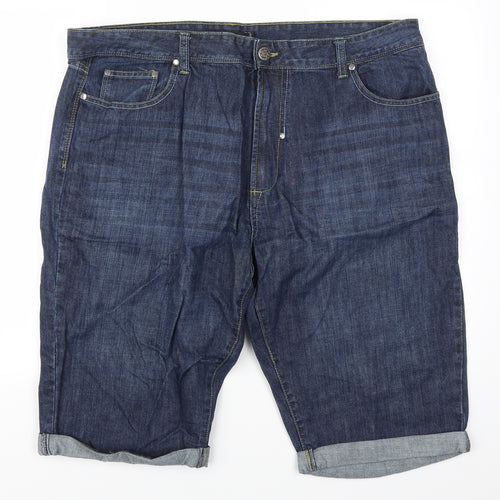 George Mens Blue  Denim Bermuda Shorts Size 42