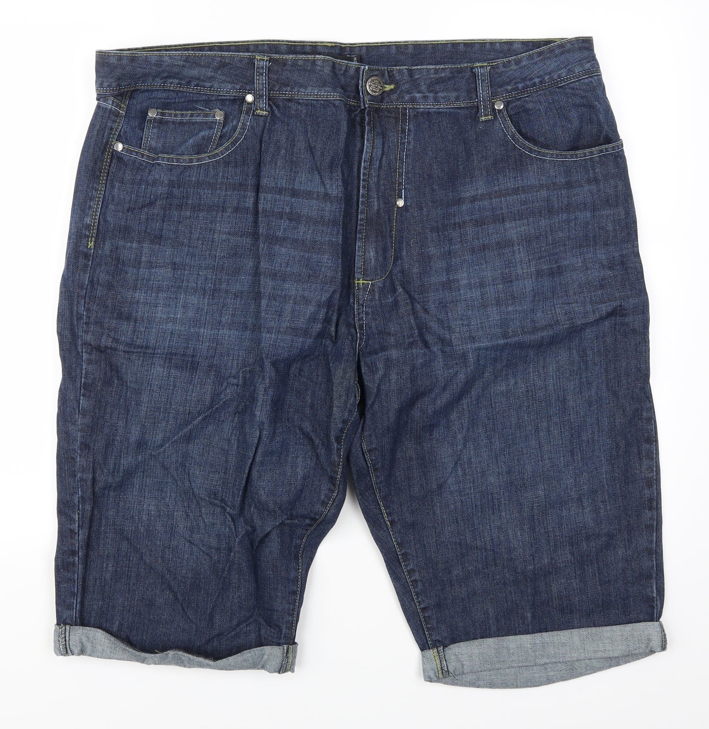 George Mens Blue  Denim Bermuda Shorts Size 42