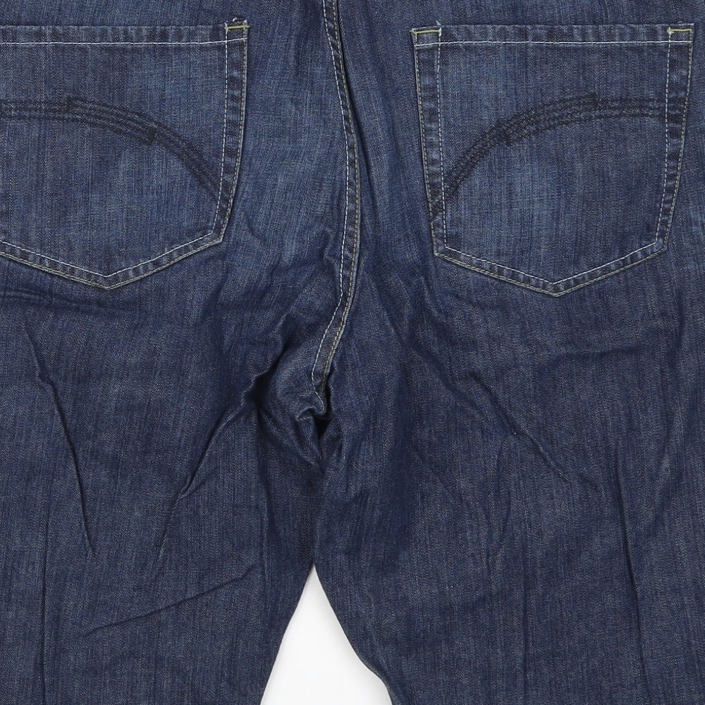George Mens Blue  Denim Bermuda Shorts Size 42