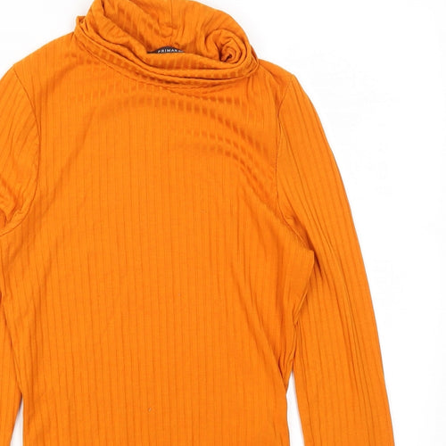 Primark Womens Orange   Bodysuit One-Piece Size 6