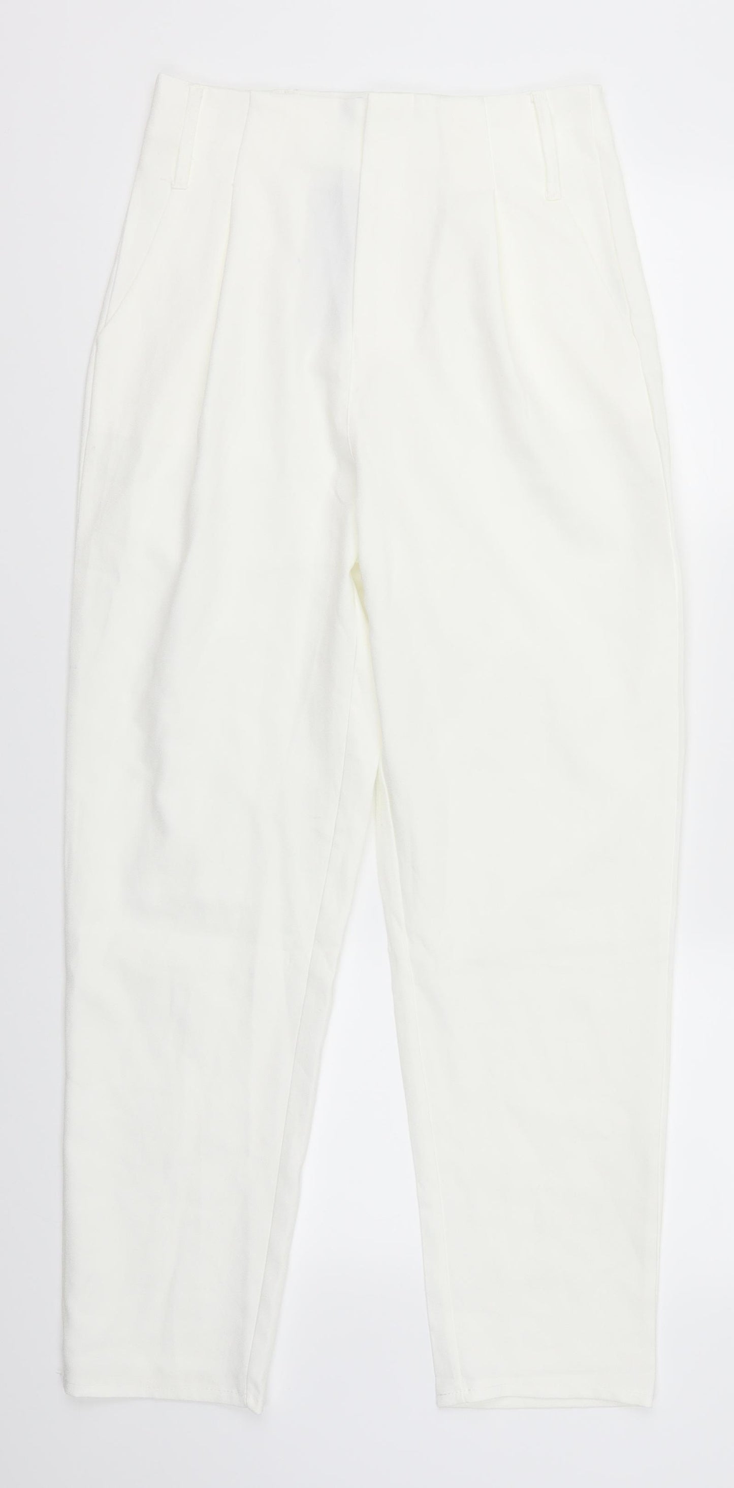J Pom Womens White   Trousers  Size 10 L27 in