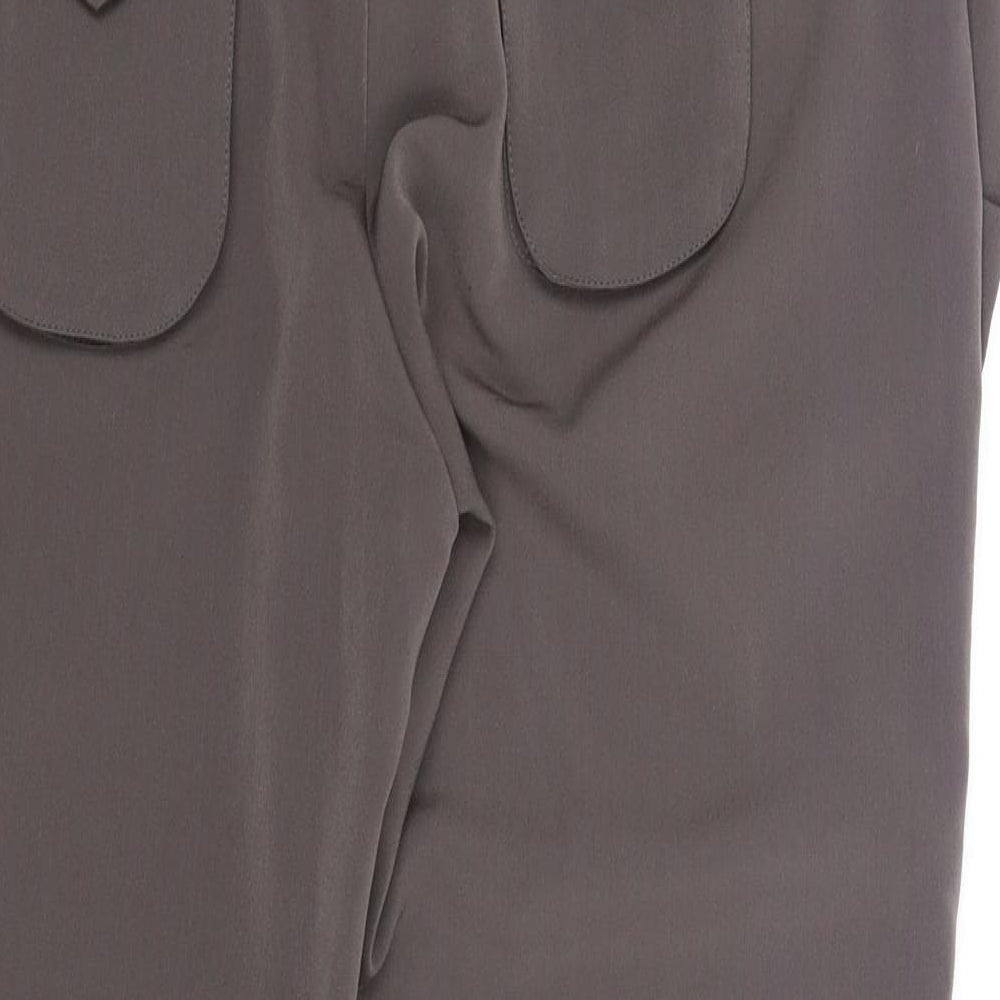 Label Lab Womens Grey   Carrot Trousers Size 10 L25 in