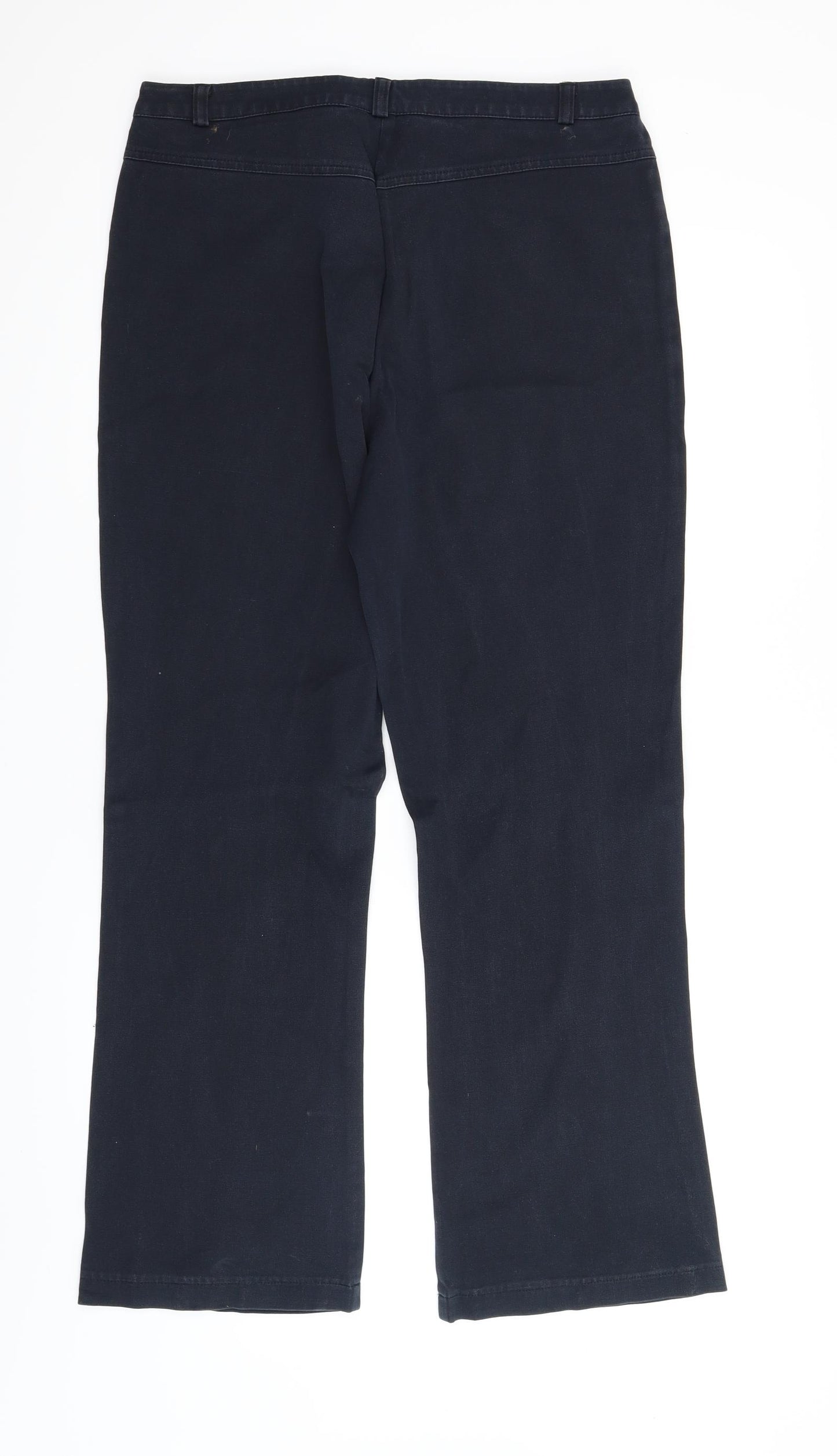 Essentials Womens Blue   Chino Trousers Size 16 L29 in