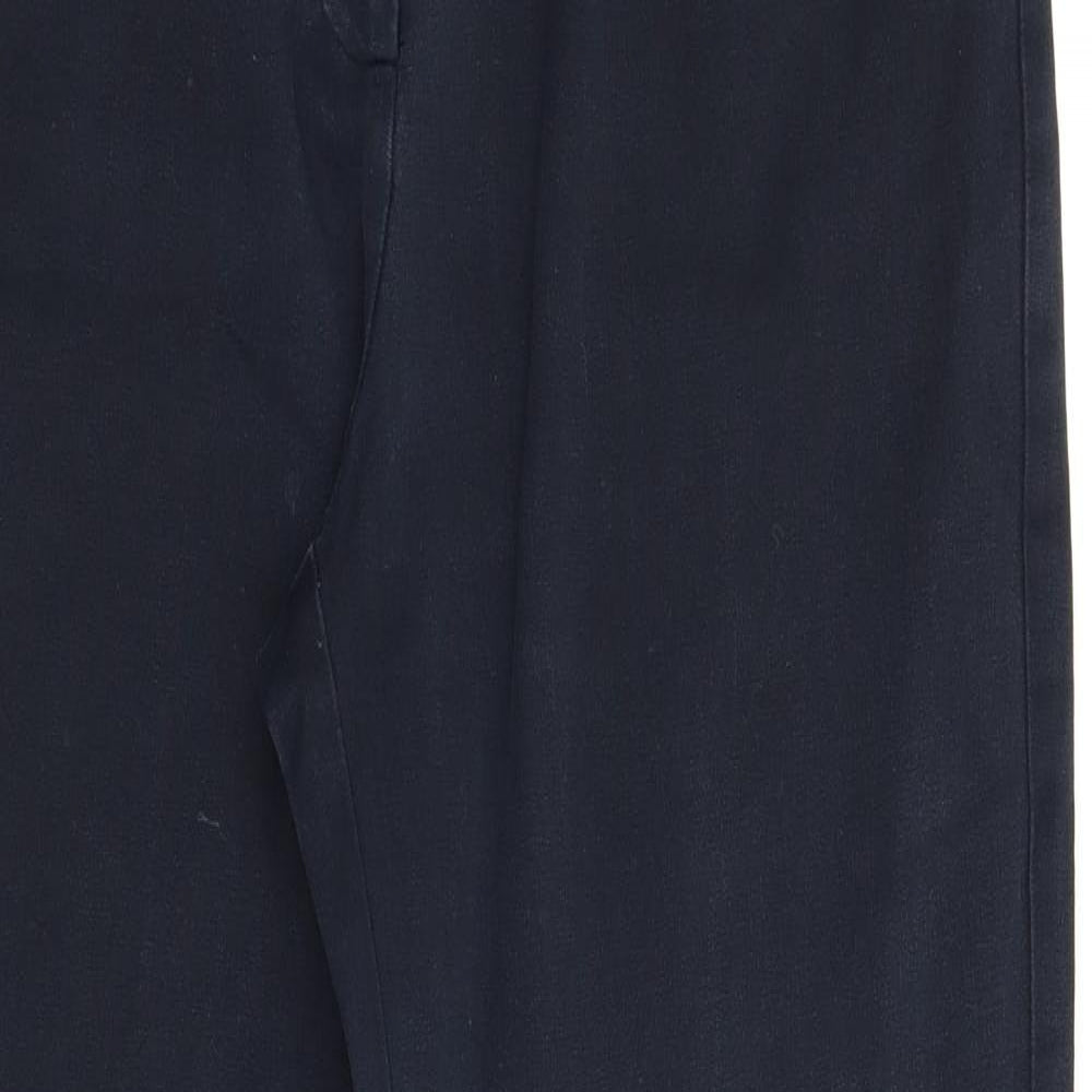 Essentials Womens Blue   Chino Trousers Size 16 L29 in