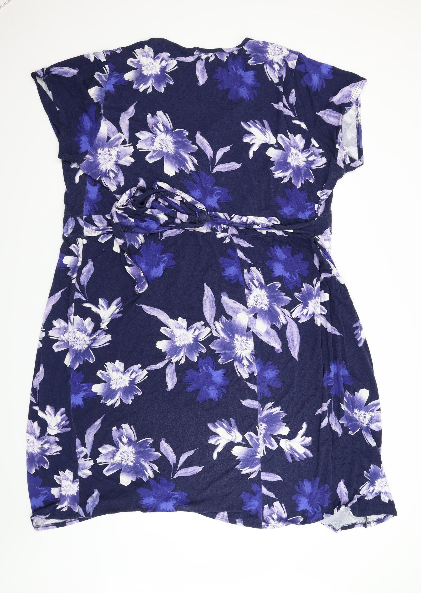 Yours Womens Blue Floral  A-Line  Size 34