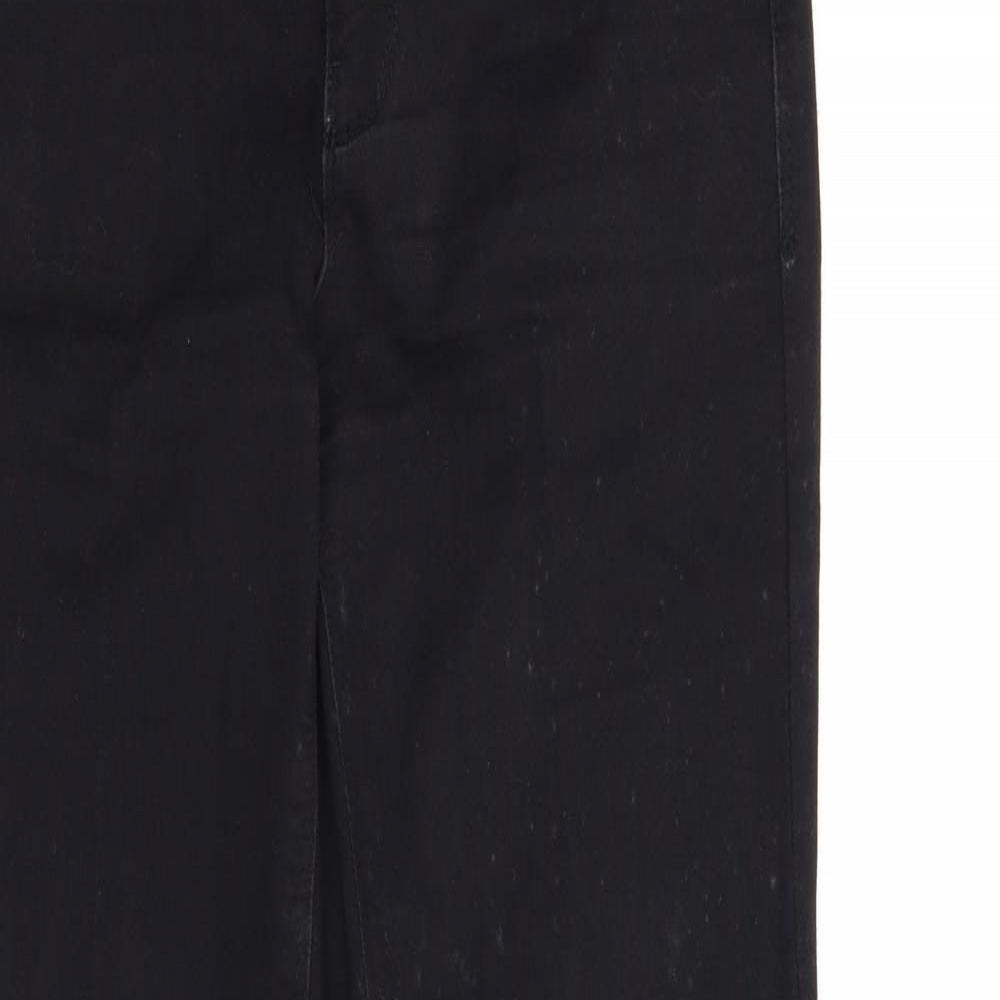 Oasis Womens Black  Denim Bootcut Jeans Size 8 L31 in