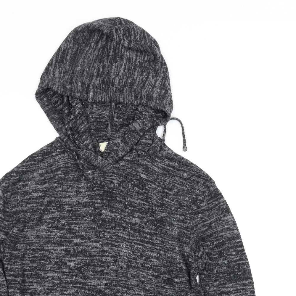 Papaya Womens Grey   Pullover Hoodie Size S