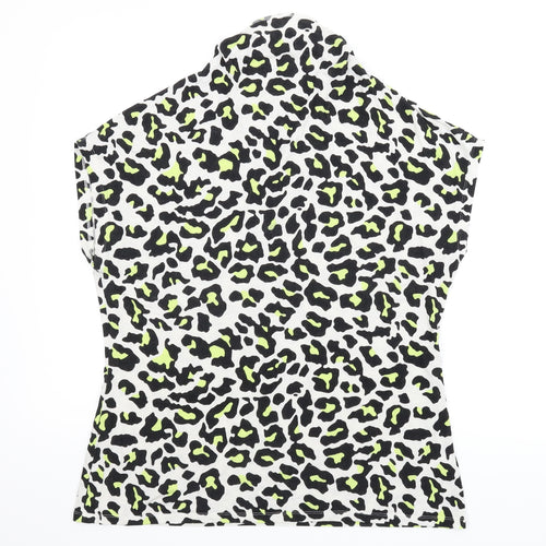NEXT Womens Multicoloured Animal Print  Basic Blouse Size 14