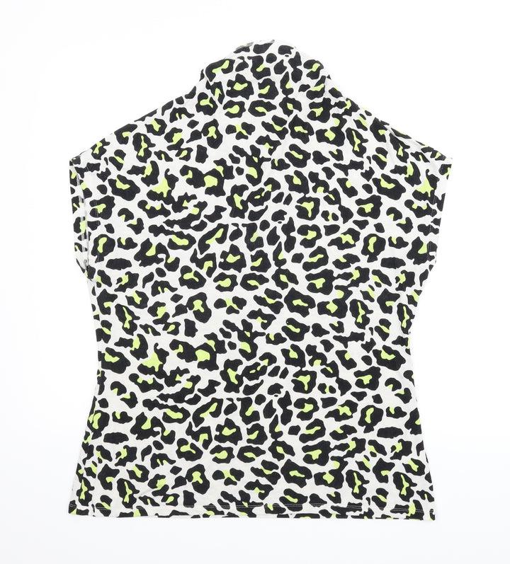 NEXT Womens Multicoloured Animal Print Basic Blouse Size 14