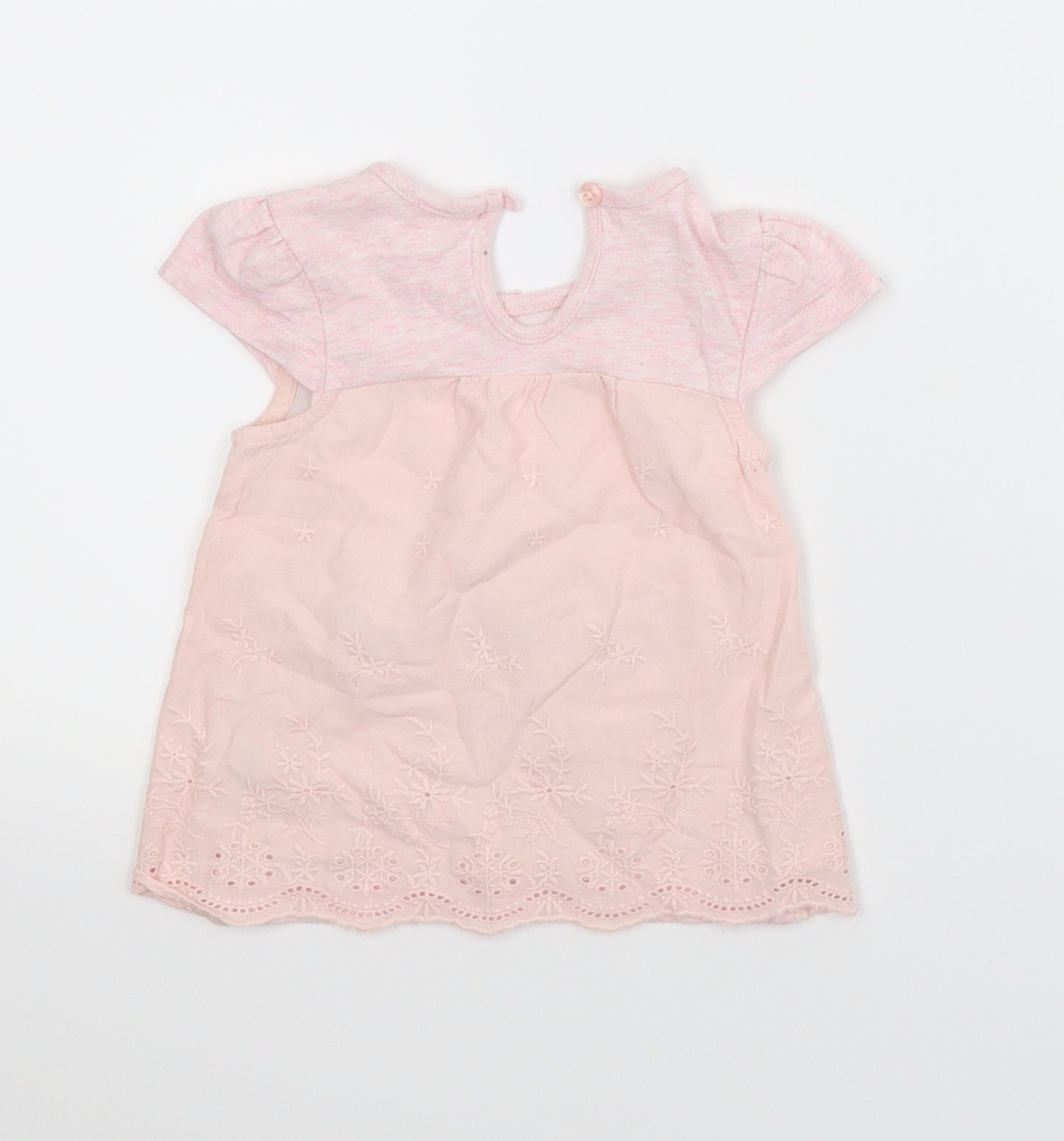 George Girls Pink Animal Print  A-Line  Size 3-6 Months