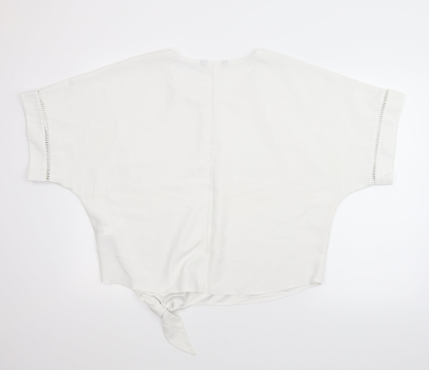 Lipsy London Womens White   Basic Blouse Size M