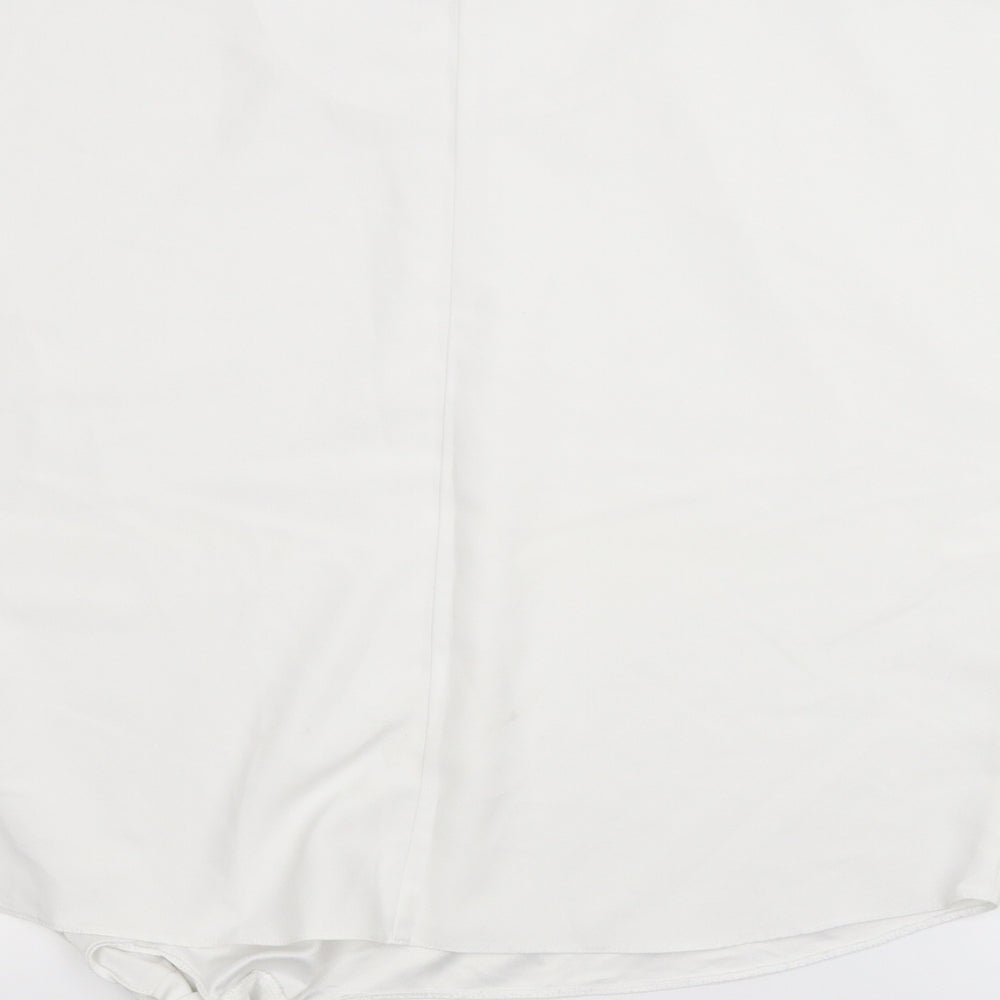 Lipsy London Womens White   Basic Blouse Size M