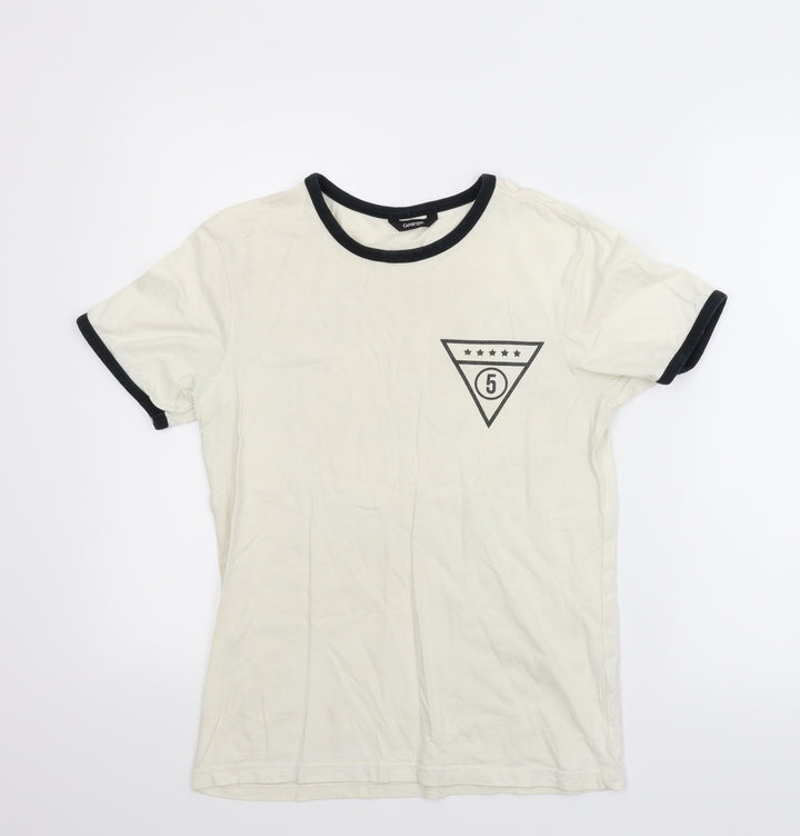 George Boys White   Basic T-Shirt Size 12-13 Years