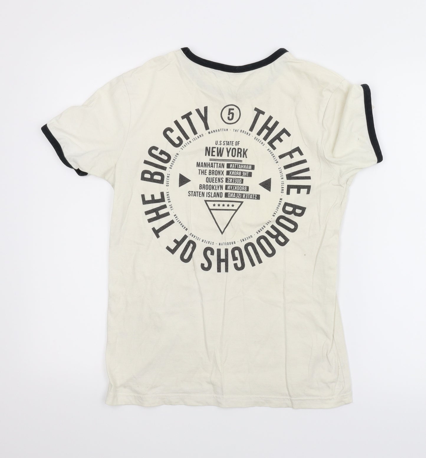 George Boys White   Basic T-Shirt Size 12-13 Years