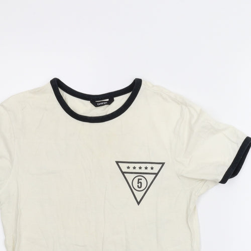 George Boys White   Basic T-Shirt Size 12-13 Years