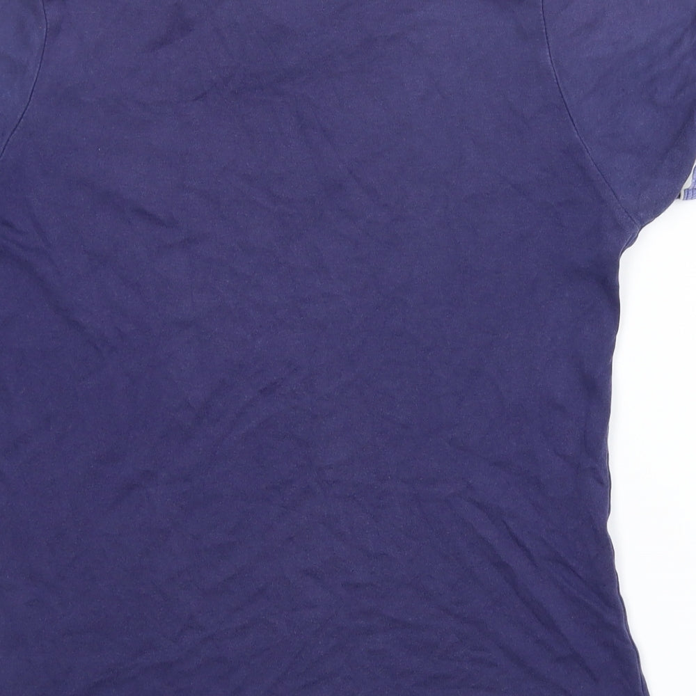 Kangol Womens Blue   Ringer Polo Size L
