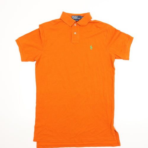 Polo Ralph Lauren Mens Orange    Polo Size M
