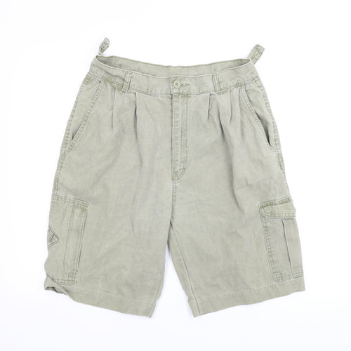 Preworn Mens Green   Cargo Shorts Size 34 in